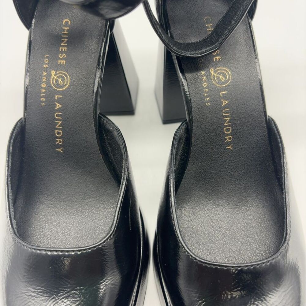 Chinese Laundry Black Patent leather heels - Picture 2 of 5